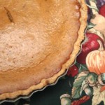 vegan pumpkin custard pie
