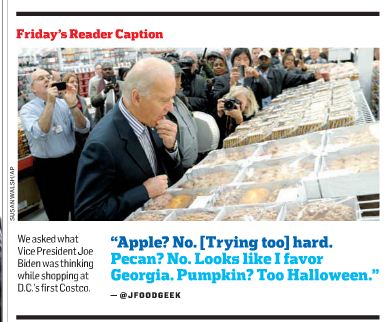 Washington Post Express Biden Quote