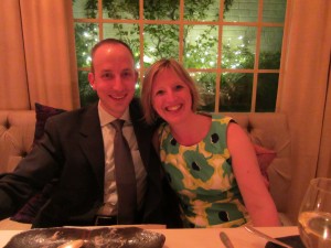 We Are Enjoying Our Anniversary Dinner!