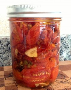 Roasted tomatoes finished product