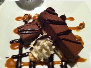 Chocolate Peanut Butter Torte.