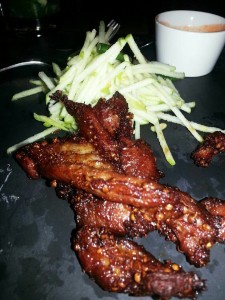 Sundried Pork with green  apple som tum sriracha was a favorite of ours. Pic by Eugene Smith of DC Life Magazine.