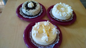 Tracy's Cheesecakes: Oreo, Lime, Lemon