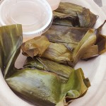 Bánh Bột Lọc Là (Shrimp Dumpling wrapped in Banana Leaf)