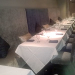 Private dining area