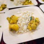 Chicken Choila with Alu Achaar